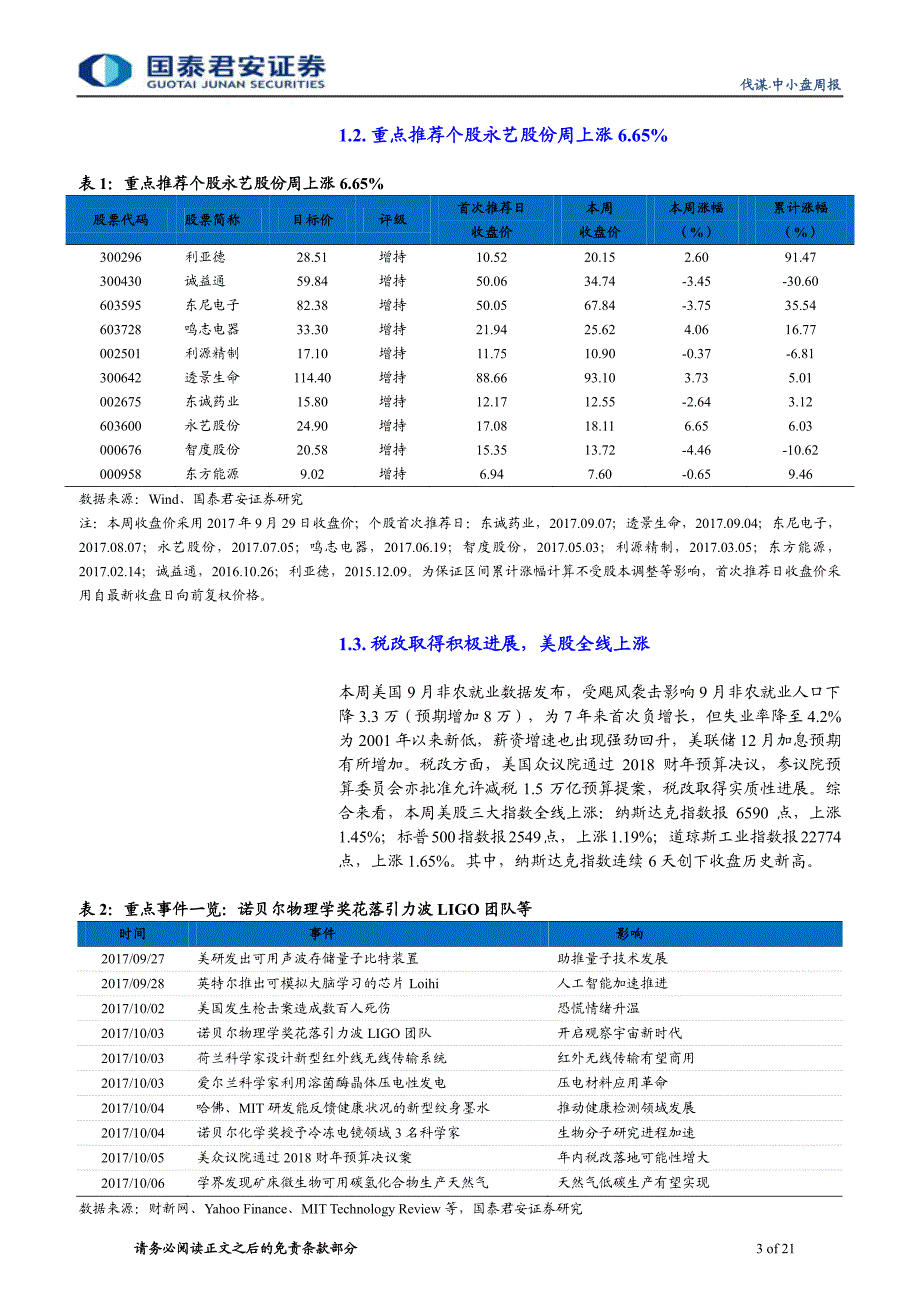 中小盘伐谋周报：寻找诺贝尔奖的风向标_第3页