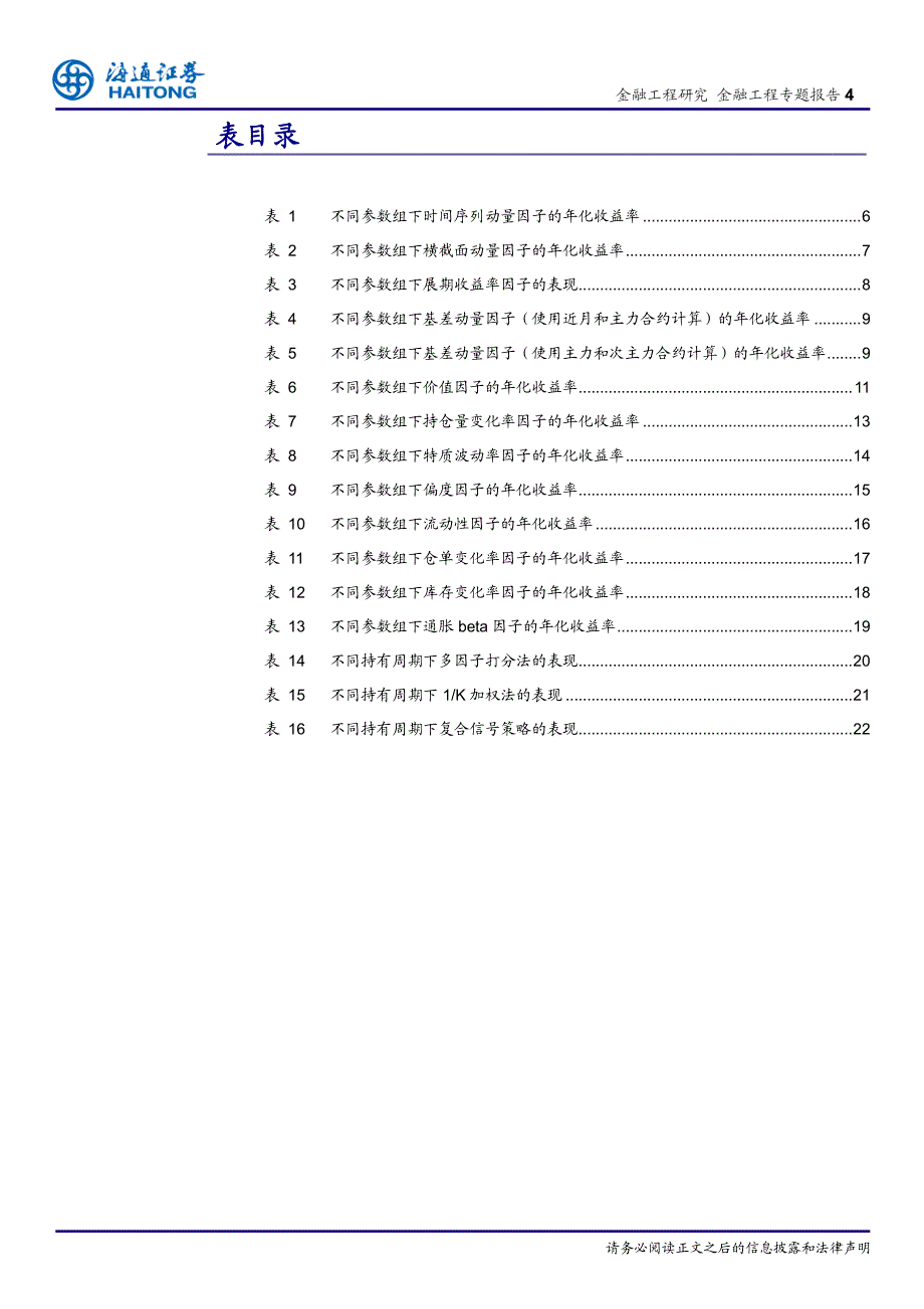 FICC系列研究之五：商品期货因子挖掘与组合构建再探究_第4页