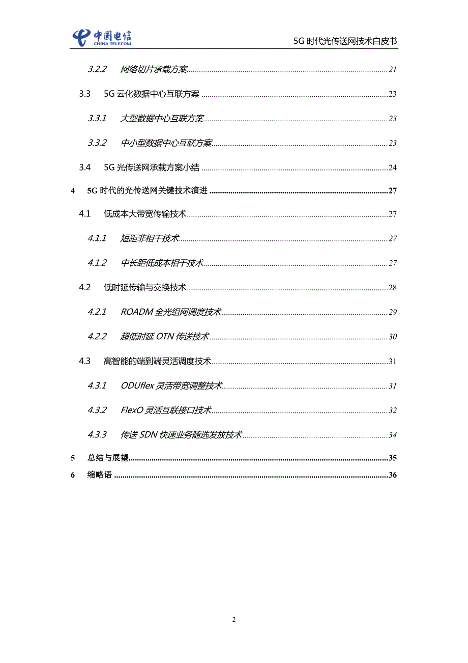 中国电信-5G时代光传送网技术白皮书_第3页