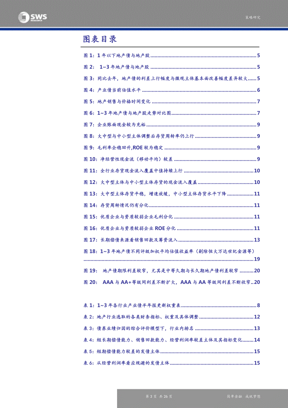 产业债行业比较体系专题之六：地产债，估值有修复空间，关注优质个券_第3页