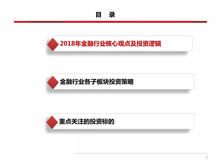 金融行业2018年投资策略：棋至中盘，笃定价值_第3页