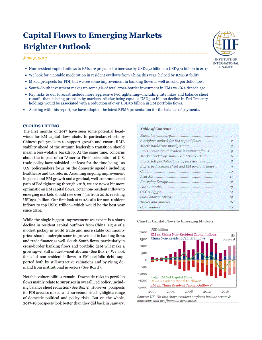 国际金融协会-2017年新兴市场资本流入报告_第1页