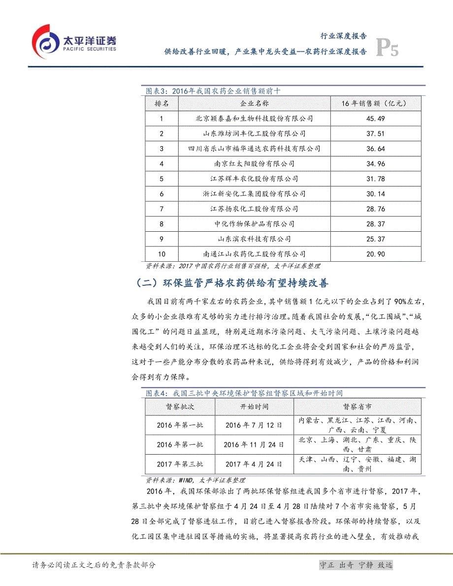 化工行业深度报告：供给改善行业回暖，产业集中龙头受益_第5页