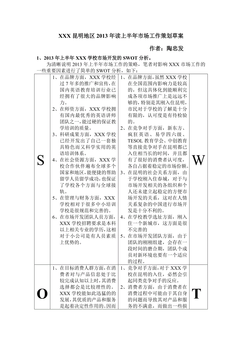 图书上半年市场工作策划草案_第1页