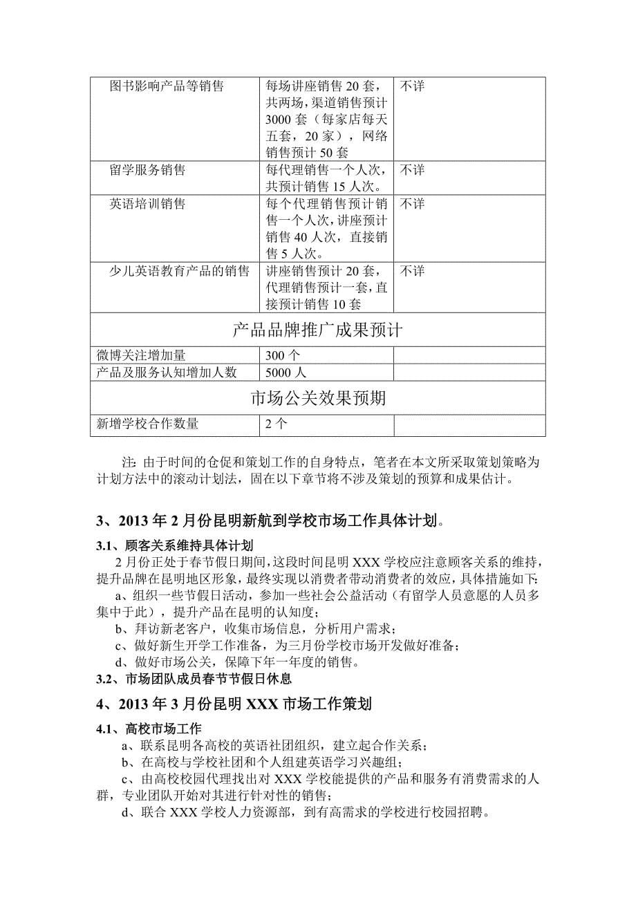 图书上半年市场工作策划草案_第5页