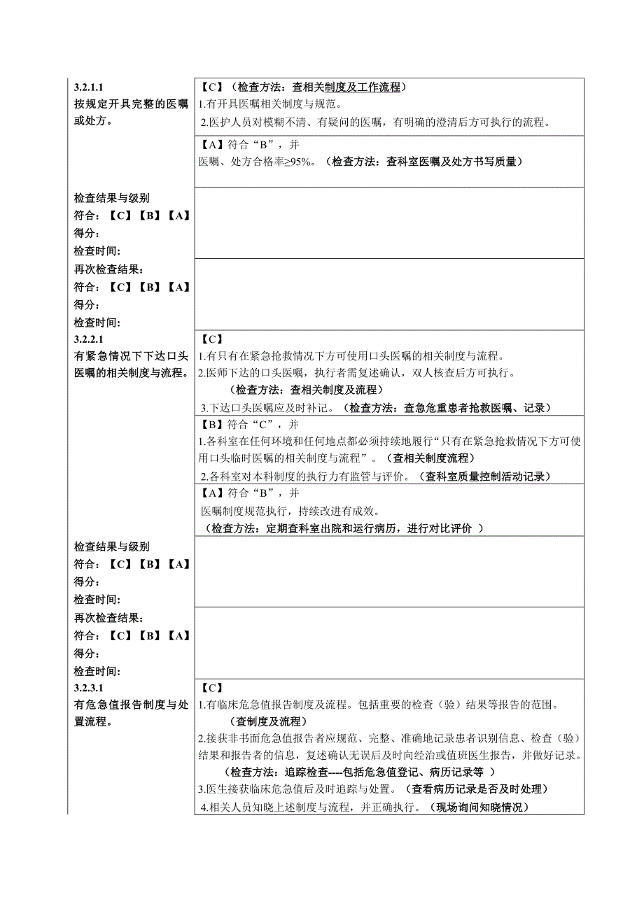 医院迎接二级医院评审检查评估标准--患者安全_2_第2页