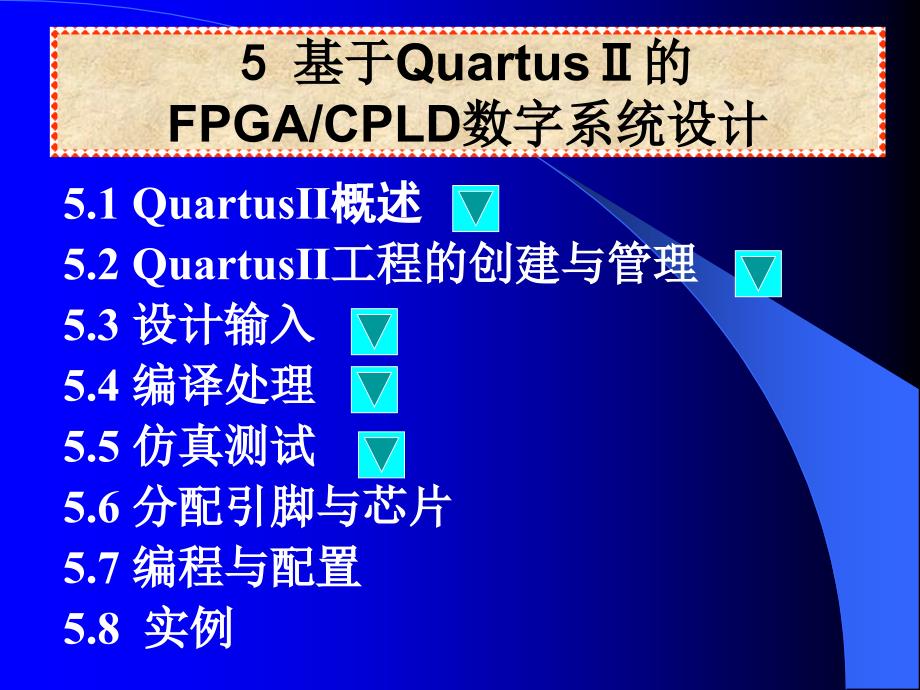 基于Quartus的FPGACPLD数字系统设计教学课件PPT_第1页