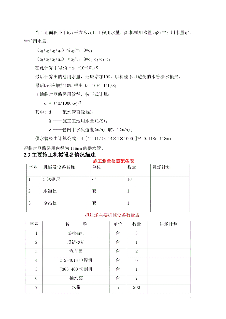 国际影视文化城 基坑支护桩基工程施工组织设计_第4页