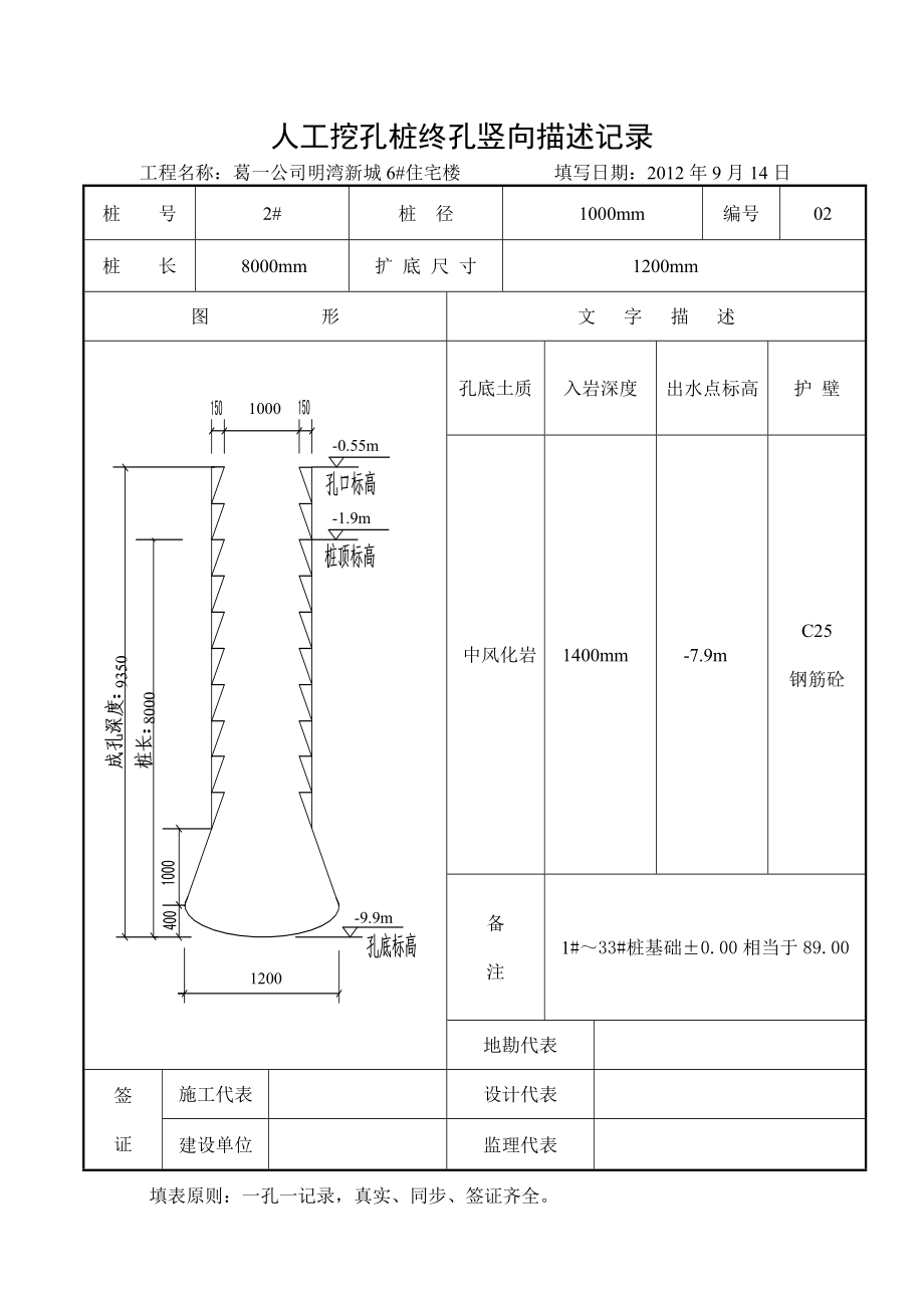 人工挖孔桩竖向描述记_第2页