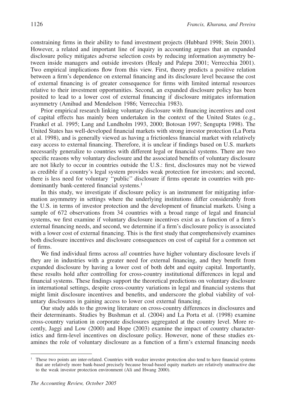 disclosure incentives and effects on cost of capital around the world_第2页