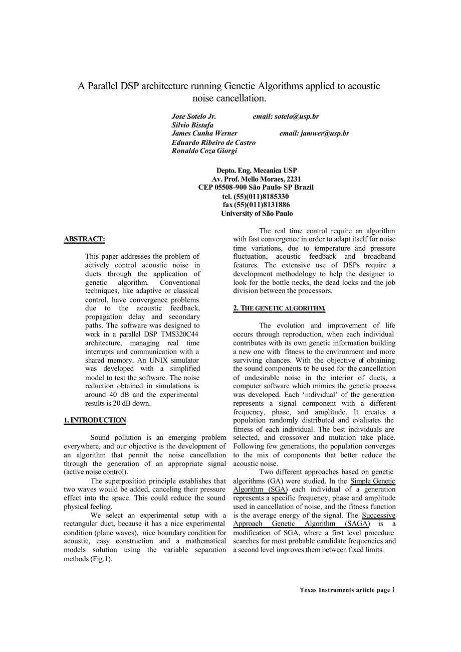 A Parallel DSP architecture running_第1页