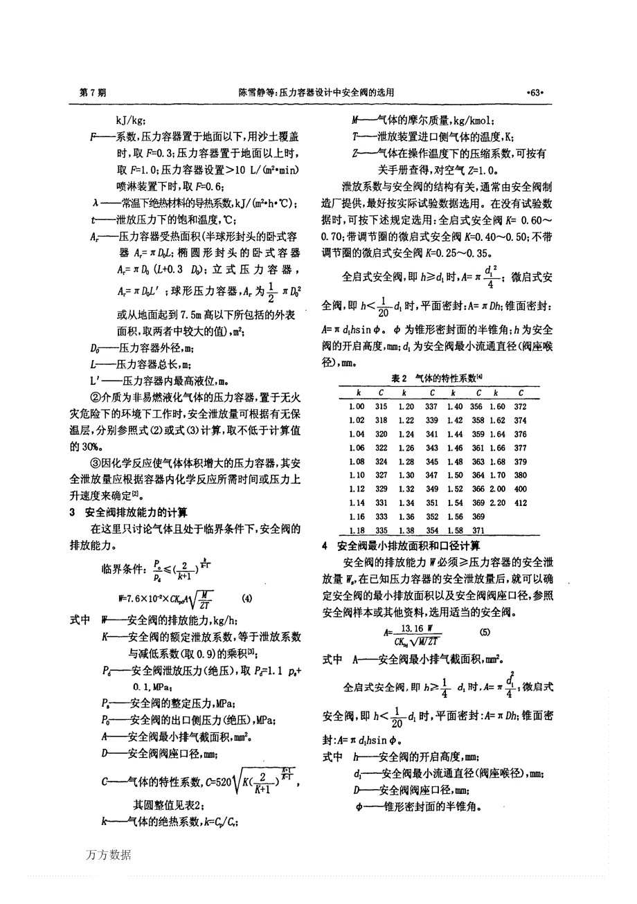 压力容器设计中安全阀的选用_第2页