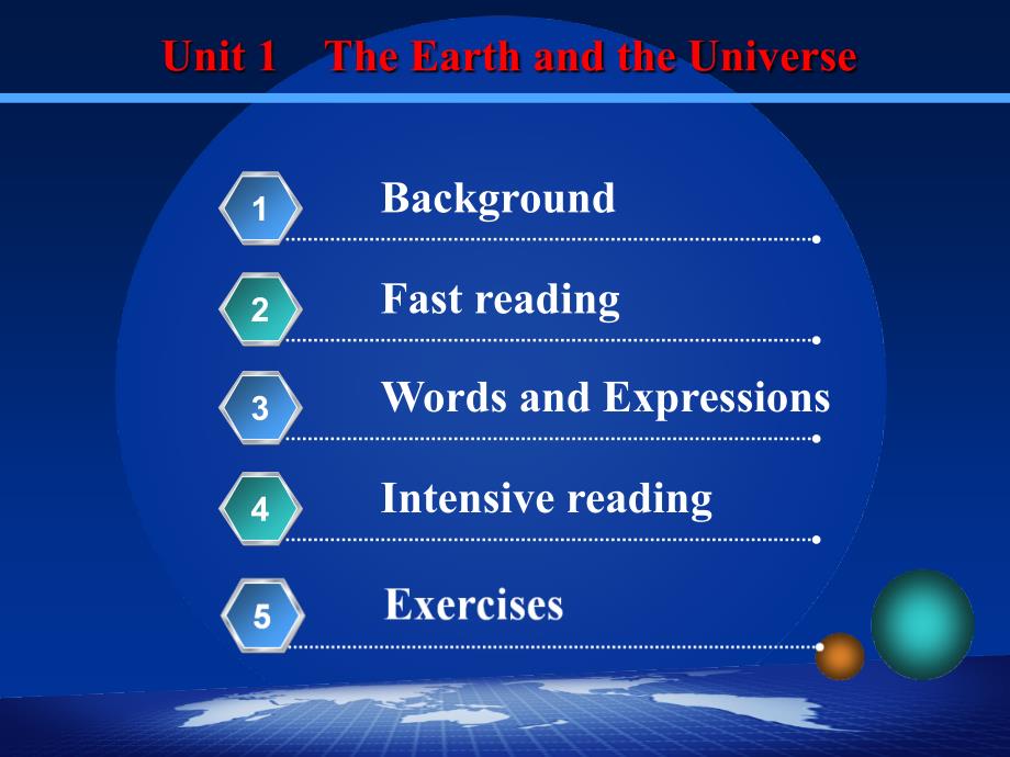 Unit 1-The Earth and the Universe_第2页