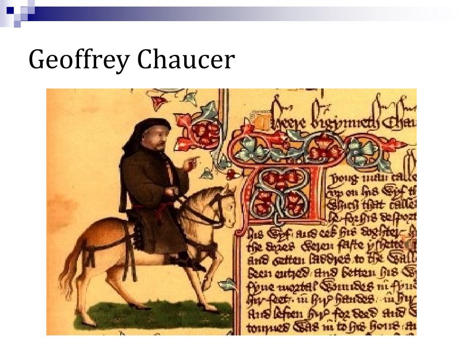 the canterbury tales     Chaucer_第1页