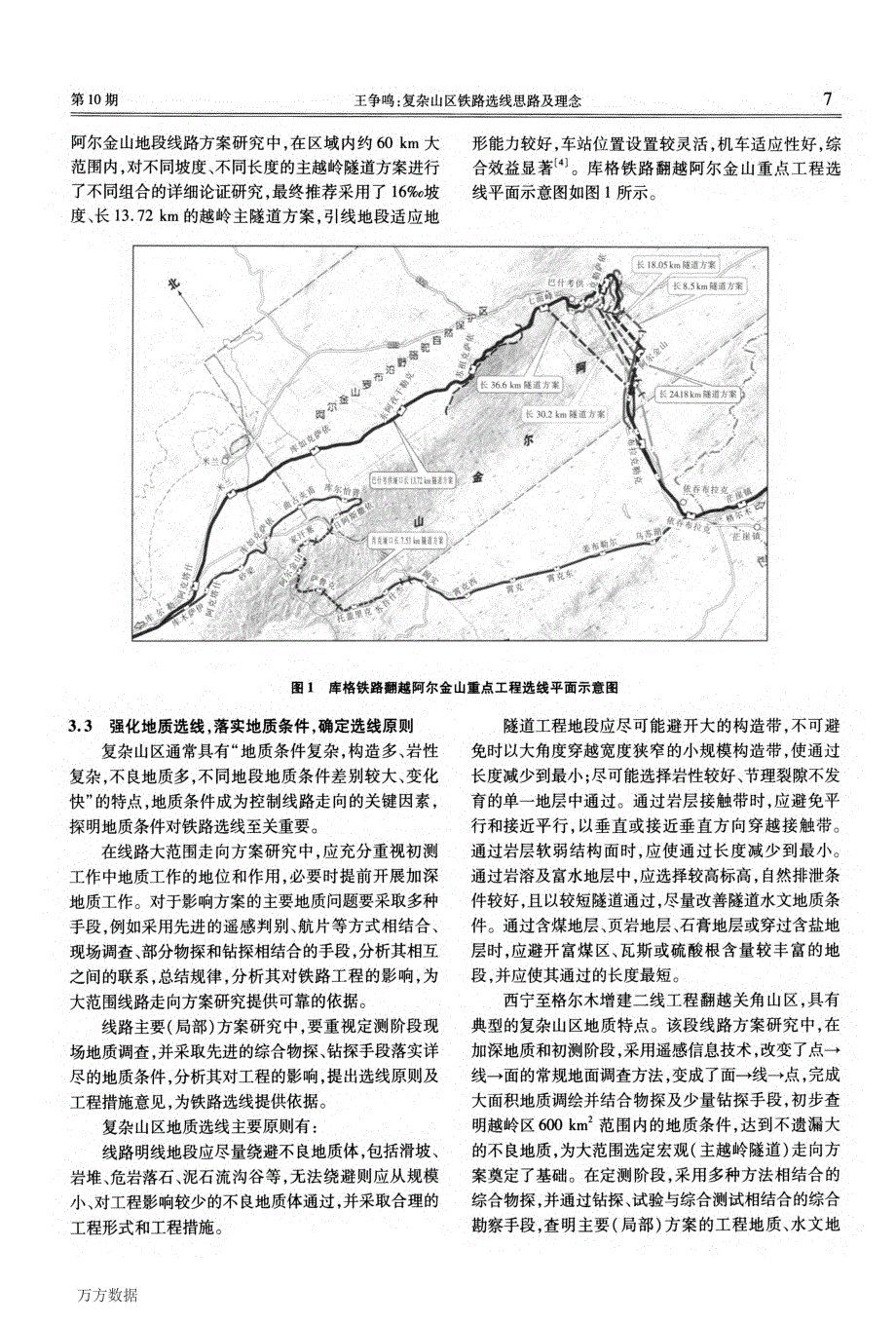 复杂山区铁路选线思路及理念_第3页