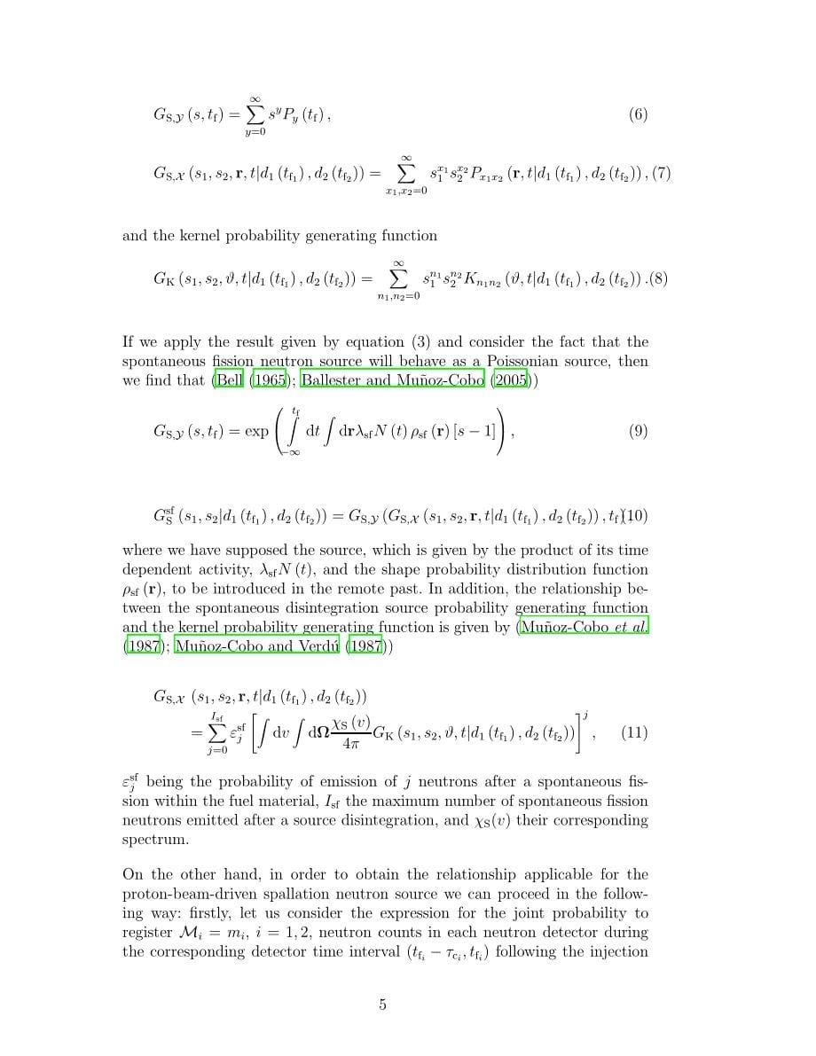 The pulsing CPSD method for subcritical assemblies with pulsed sources_第5页