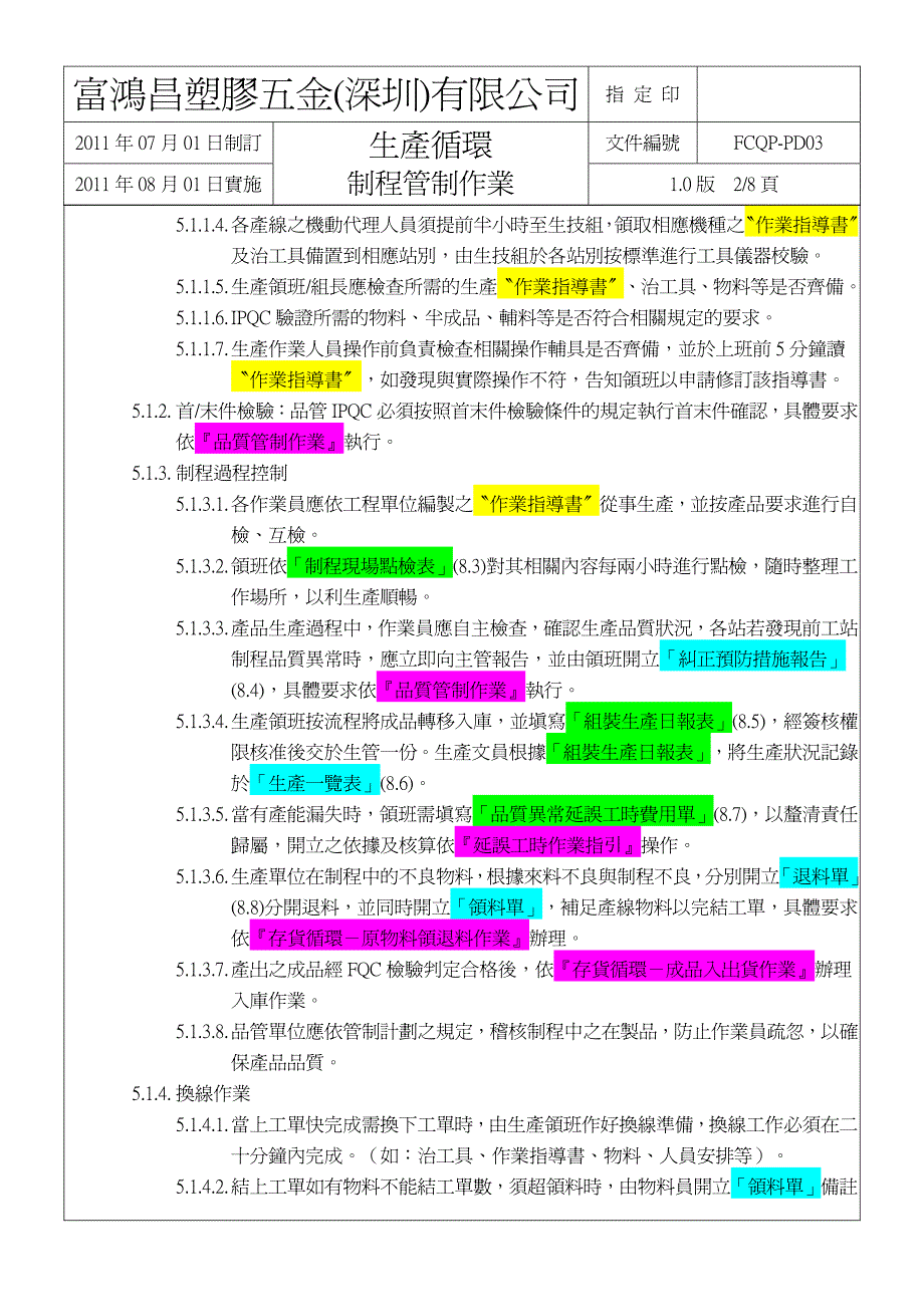 FCQP-PD03制程管制作_第3页