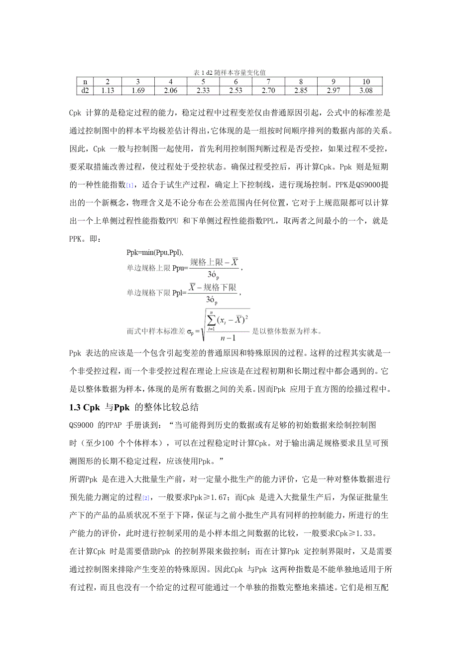 过程能力指数评价浅析_第2页