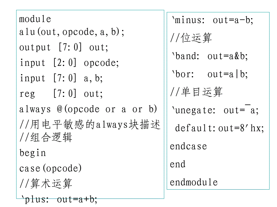 Verilog硬件描述语言(7)设计实例_第4页