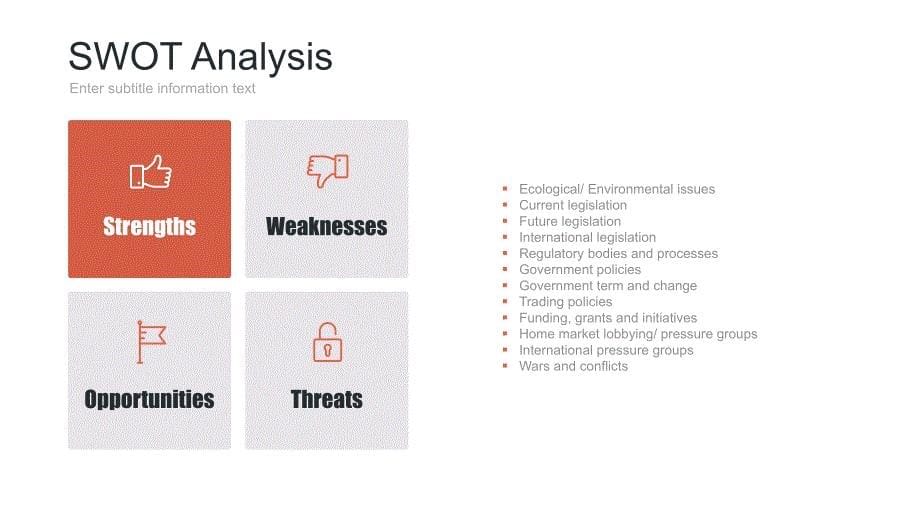 41页SWOT图形图表ppt模板_第5页