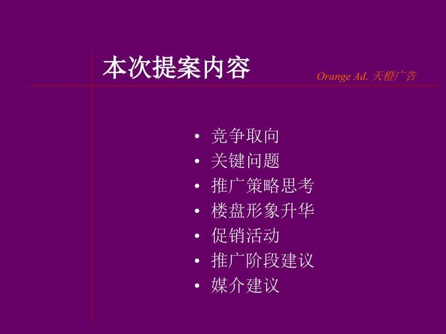 天橙广州城建总漾晴居2001年形象升华工程推广纲要_第5页