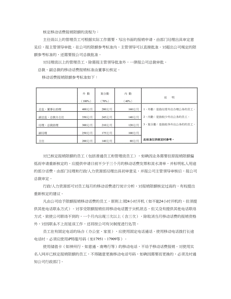 某公司通讯管理制度_第3页