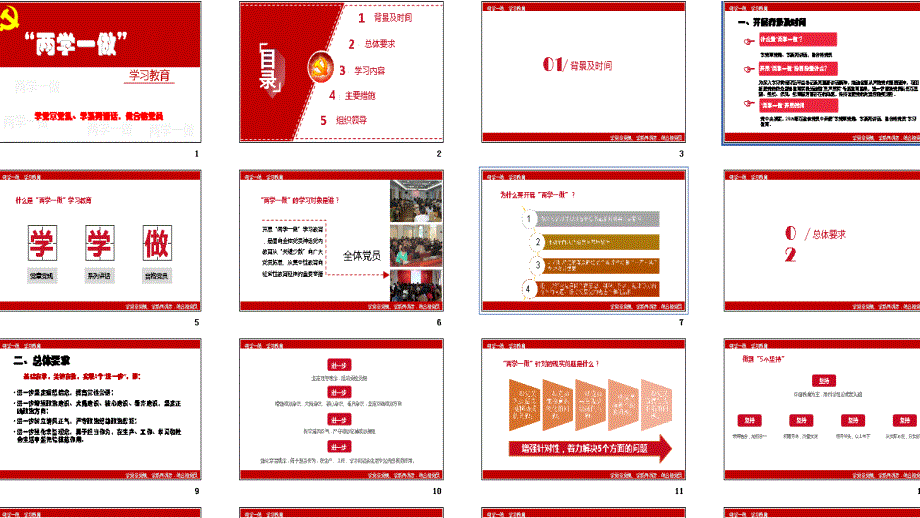 两学一做学习教育专题党课宣讲PPT课件(A13)33页_第2页