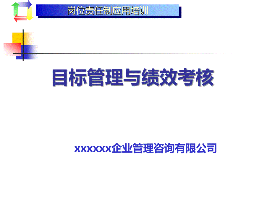 岗位责任制应用培训-目标管理与绩效考核_第1页