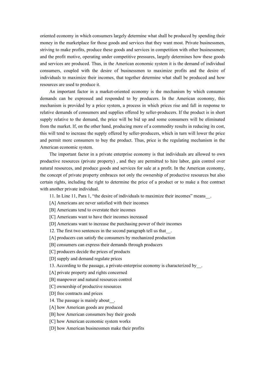 英语考研之1994年考研试卷解析_第4页