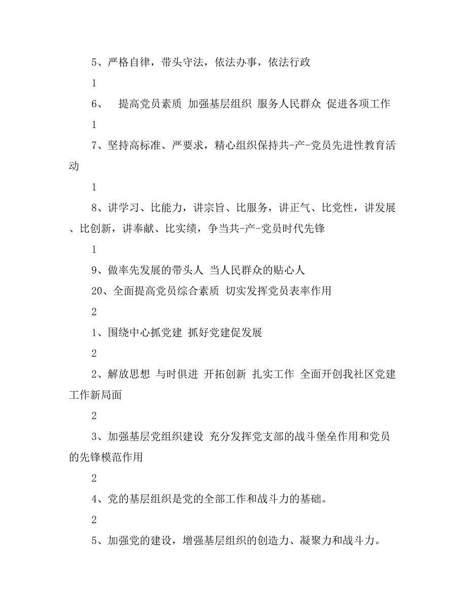 党建示范点宣传标语_第2页