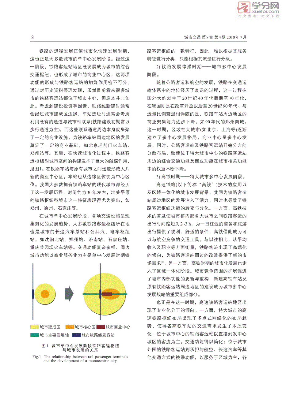 高铁时期铁路客运枢纽分类及典型形式_第3页