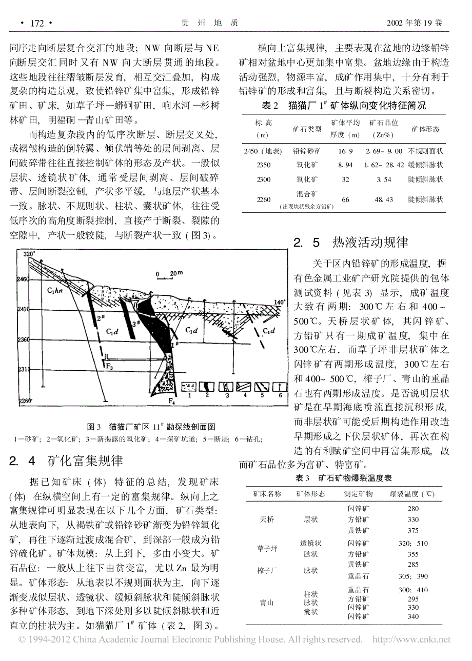 黔西北地区铅锌矿成矿规律及找矿模式初探_第4页
