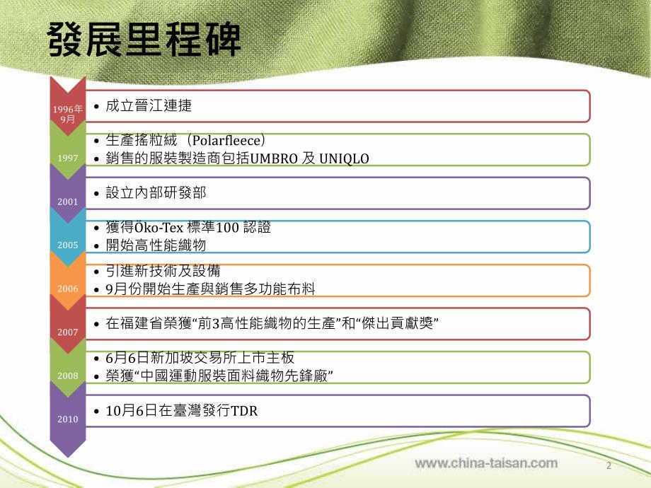 大中华地区卓越功能面料生产商_第2页