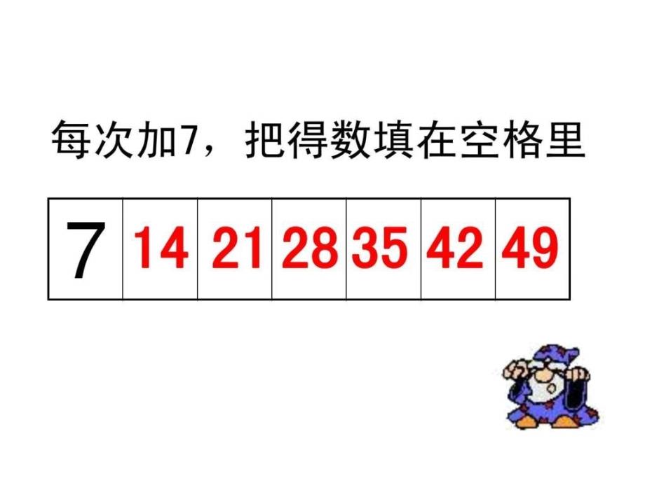 人教版二年级数学上册7的乘法口诀课件_图文_第3页