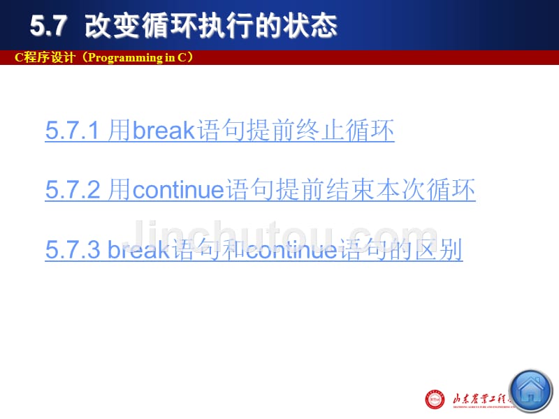 C程序设计9--循环结构程序设计2_第4页