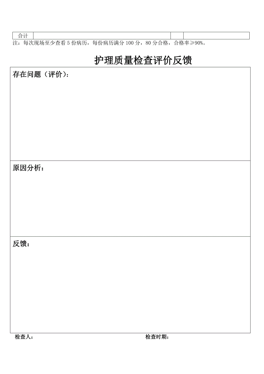 医院护理文件书写质量评价标准_第2页