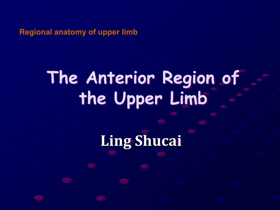 The Anterior Region of the Upper Limb (1)_20150418204422_第1页