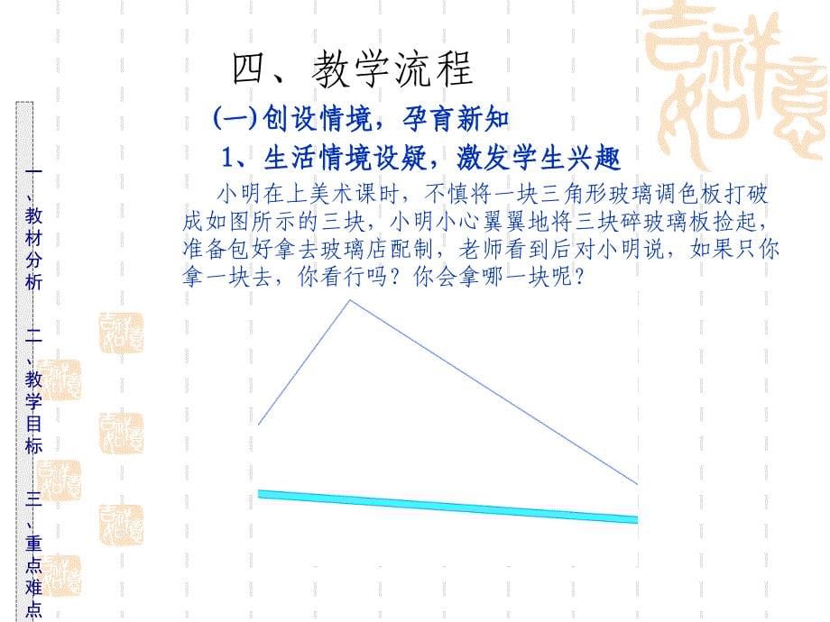 《三角形全等的判定--角边角角角边》说课稿ppt_第5页