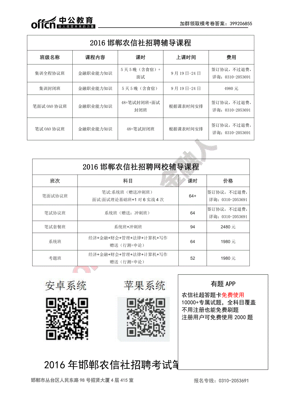 2016年邯郸农信社招聘考试笔试备考攻略_第2页