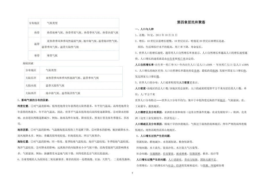 人教版七年级地理上册知识点总结_第5页