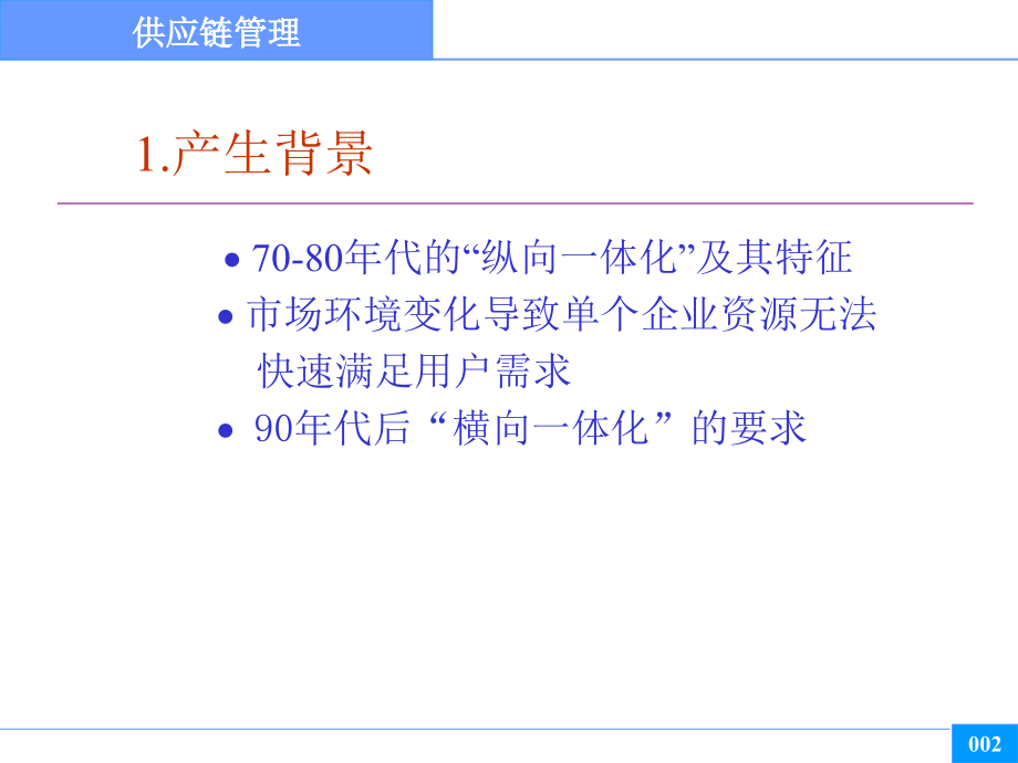 1.产生背景2.供应链与供应链管理3.当前供应链管理的研究热_第2页