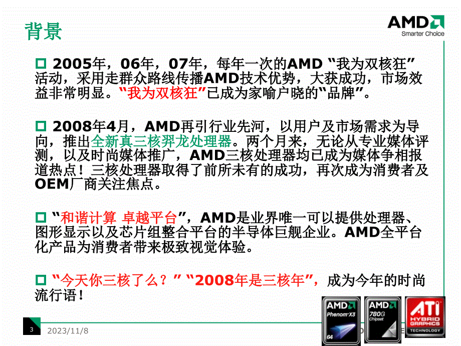2008年AMD我为三核狂之芯视界大革命活动方案_第3页
