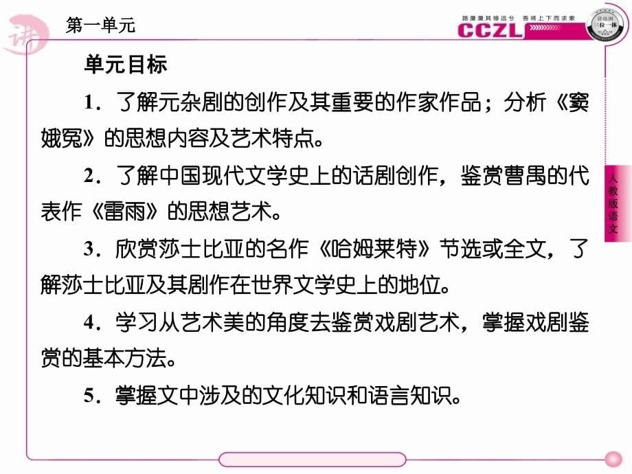 高一语文必修4课件：1窦娥冤_第5页