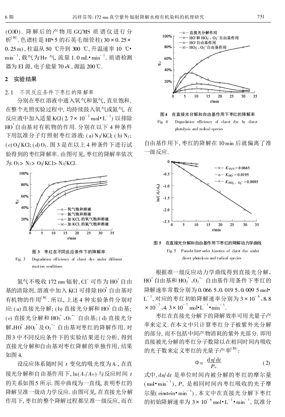 172nm真空紫外辐射降解水相有机染料的机理研究_第3页