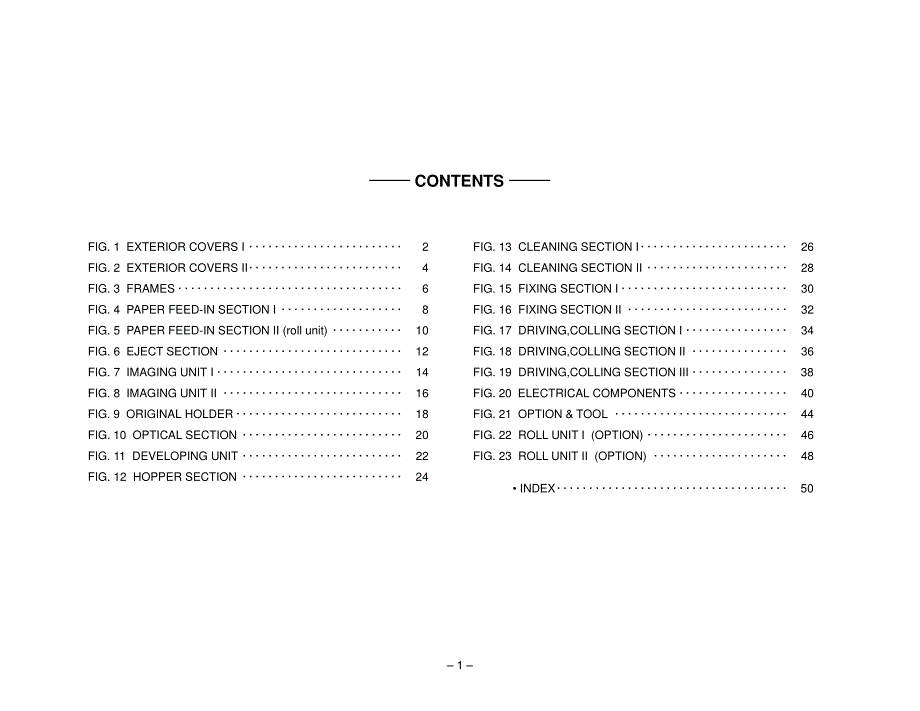 2002款京瓷4850W复印机零件清单手册_第4页