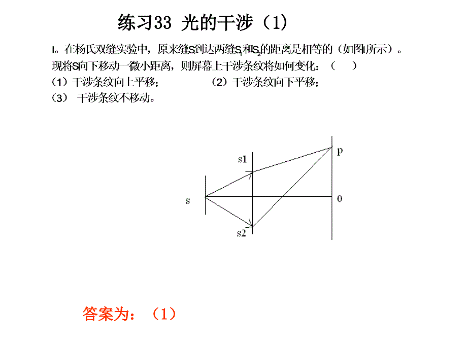 大学物理下习题册答案详解33-35_第1页