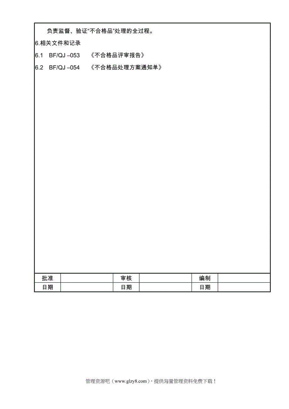 不合格品控制程序_第2页