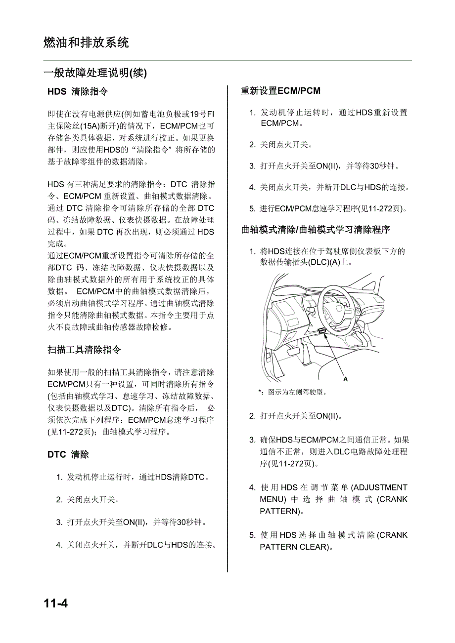 2006款东风本田思域发动机燃油与排放系统培训手册（1）_第4页