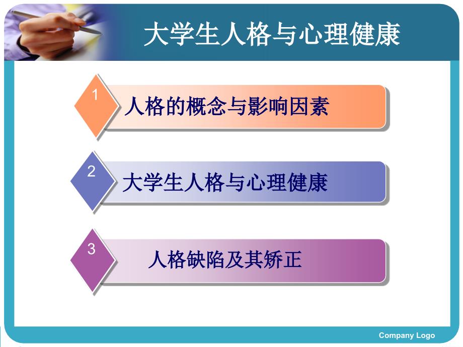 大学生心理健康教育——人格与心理学_第2页