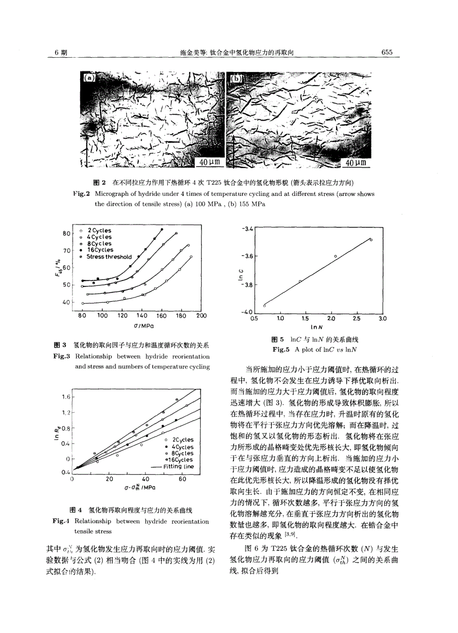 钛合金中氢化物应力的再取向_第3页